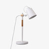 Modern Minimalist Wood and Metal Task Lamp Adjustable Rotating Office Desk Light