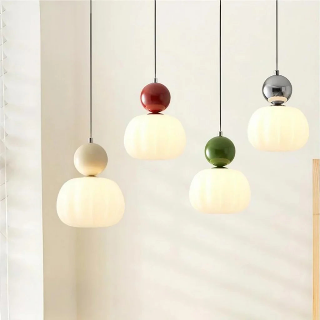 Allo Living Cream Art Deco Pendant Light