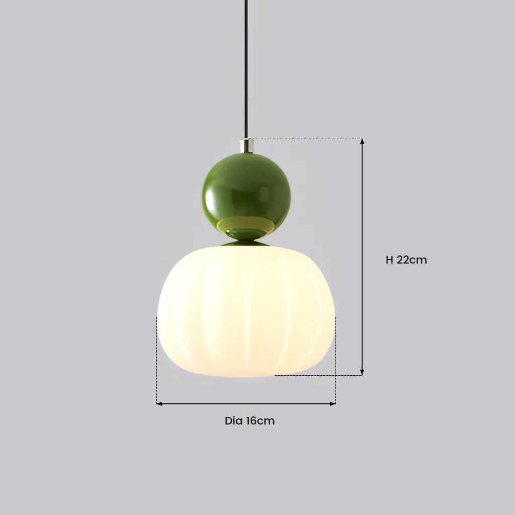 Allo Living Cream Art Deco Pendant Light