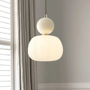 Allo Living Cream Art Deco Pendant Light