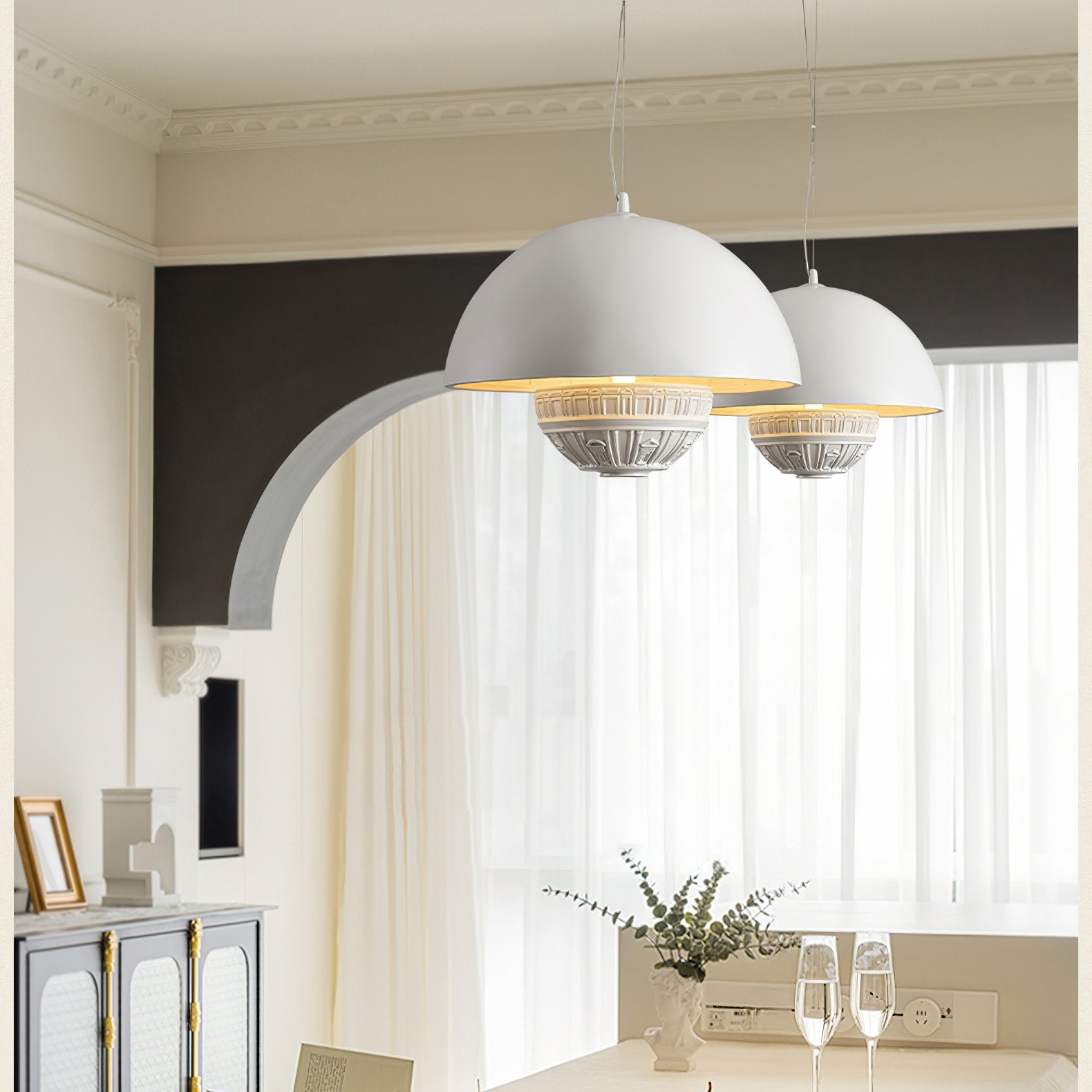 modern-matte-white-semi-circular-led-pendant-light-minimalist-resin-ceiling-fixture