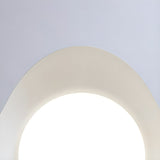 Modern Wave Design Integrated LED Flush Mount Ceiling Light for Home Interiors