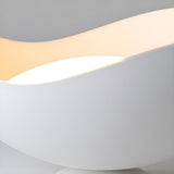 Modern Wave Design Integrated LED Flush Mount Ceiling Light for Home Interiors