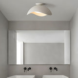 Modern Wave Design Integrated LED Flush Mount Ceiling Light for Home Interiors