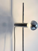 Contemporary Sereno Marble and Polished Stainless Steel Arc Floor Lamp for Living Room