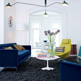 Modern Multi Arm Sculptural Rotating Ceiling Light with Adjustable Heads