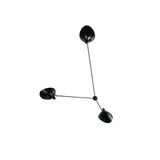 Modern Industrial Multi Arm Spider Chandelier with Adjustable Rotating Steel Arms