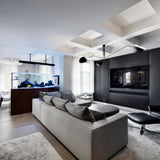 Modern Multi Arm Sculptural Rotating Ceiling Light with Adjustable Heads