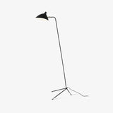 Mid Century Modern Three Arm Rotating Floor Lamp Sculptural Standing Light for Living Room