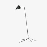 Mid Century Modern Three Arm Rotating Floor Lamp Sculptural Standing Light for Living Room