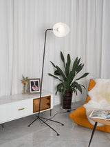 Mid Century Modern Three Arm Rotating Floor Lamp Sculptural Standing Light for Living Room