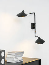 industrial-adjustable-long-arm-wall-sconce-with-rotating-metal-shade-for-indoor-lighting