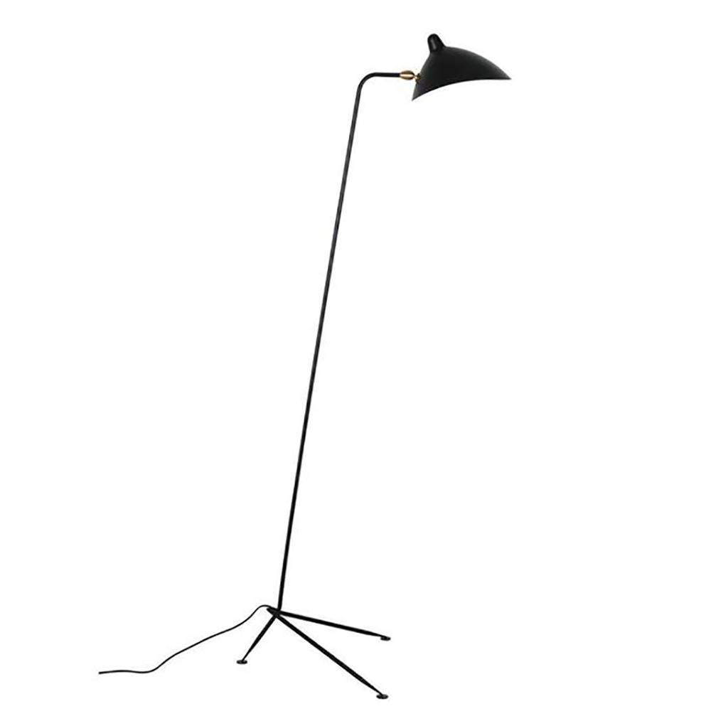 Mid Century Modern Three Arm Rotating Floor Lamp Sculptural Standing Light for Living Room