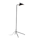 Mid Century Modern Three Arm Rotating Floor Lamp Sculptural Standing Light for Living Room