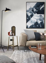 Mid Century Modern Three Arm Rotating Floor Lamp Sculptural Standing Light for Living Room