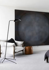 Mid Century Modern Three Arm Rotating Floor Lamp Sculptural Standing Light for Living Room