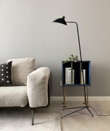 Mid Century Modern Three Arm Rotating Floor Lamp Sculptural Standing Light for Living Room