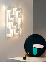 Modern Cordless LED Wall Sconce Matte White Aluminum Rechargeable Decorative Lighting