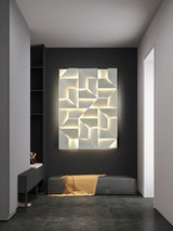 Modern Cordless LED Wall Sconce Matte White Aluminum Rechargeable Decorative Lighting