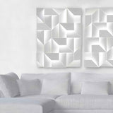 Modern Grand Shadow LED Wall Sconce Aluminum Diffused Indoor Light Matte White