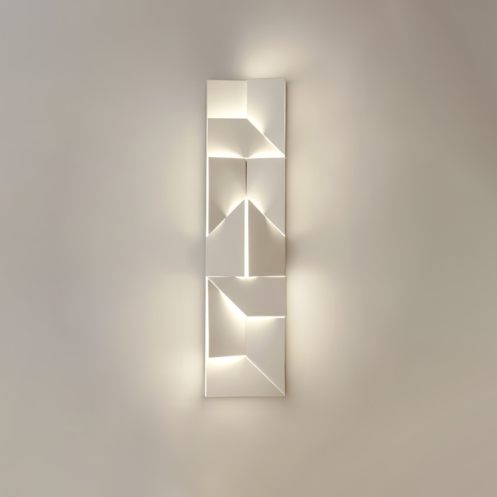 Modern Cordless LED Wall Sconce Matte White Aluminum Rechargeable Decorative Lighting