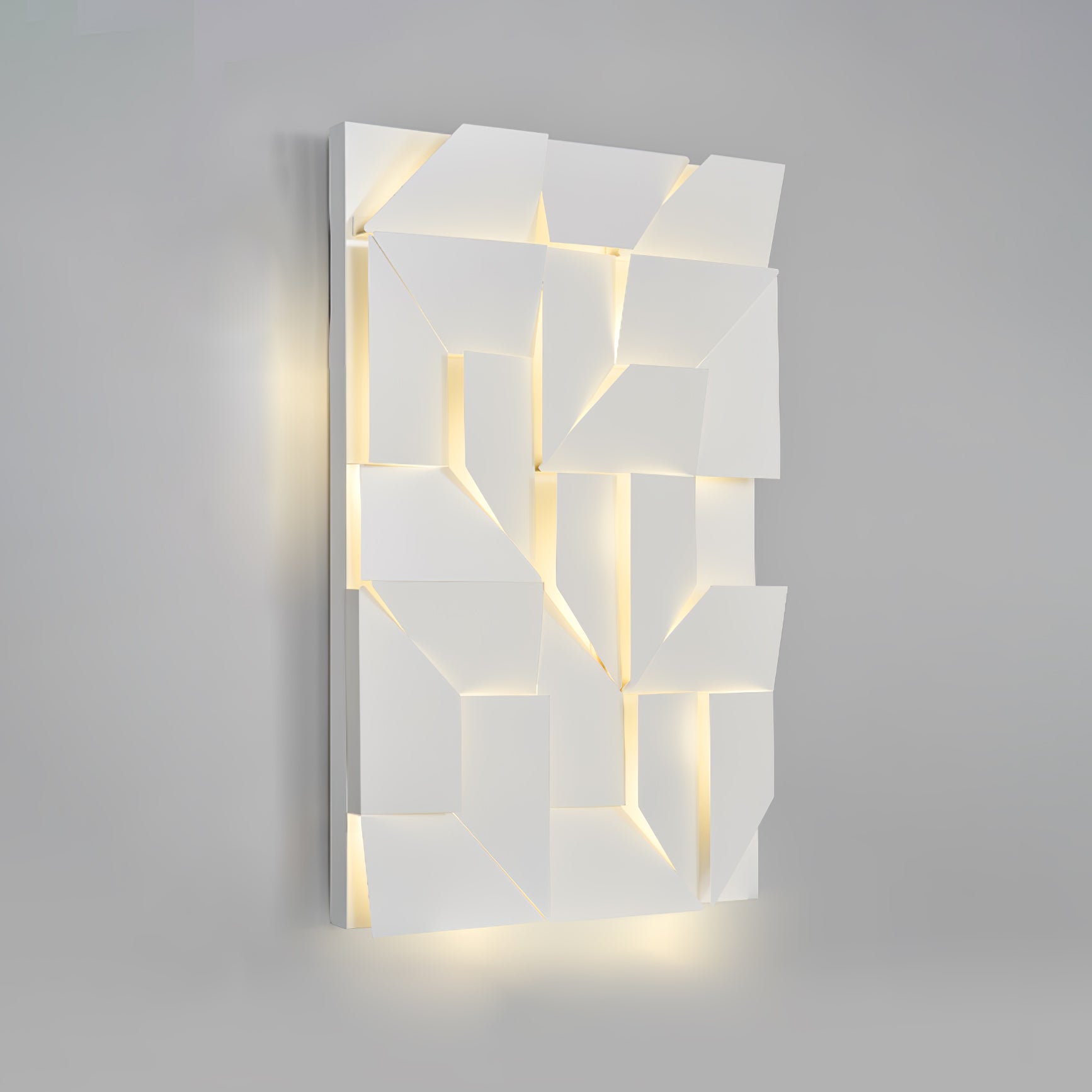 Modern Cordless LED Wall Sconce Matte White Aluminum Rechargeable Decorative Lighting