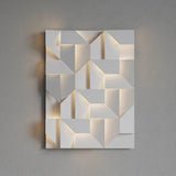 Modern Cordless LED Wall Sconce Matte White Aluminum Rechargeable Decorative Lighting