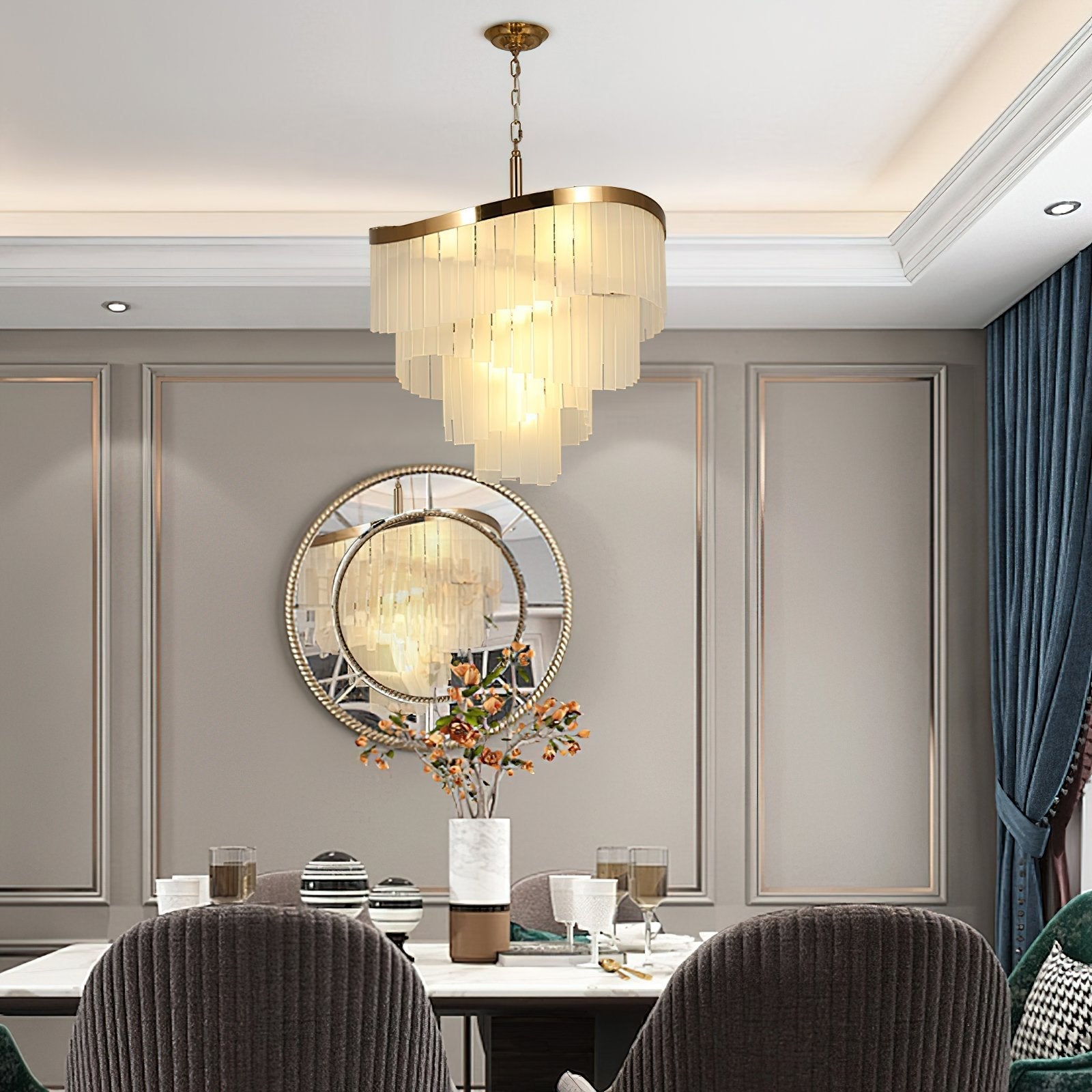 modern-frosted-glass-spiral-chandelier-with-elegant-fringe-design-in-gold-and-white-finish