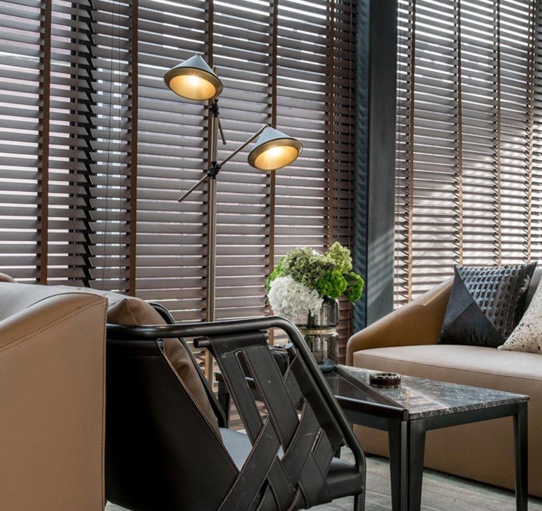 Modern Shear Adjustable Floor Lamp with Twin Arms and Rotatable Metal Shade