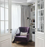 Modern Shear Adjustable Floor Lamp with Twin Arms and Rotatable Metal Shade