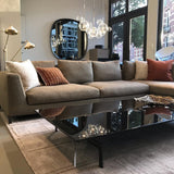 Modern Shear Adjustable Floor Lamp with Twin Arms and Rotatable Metal Shade