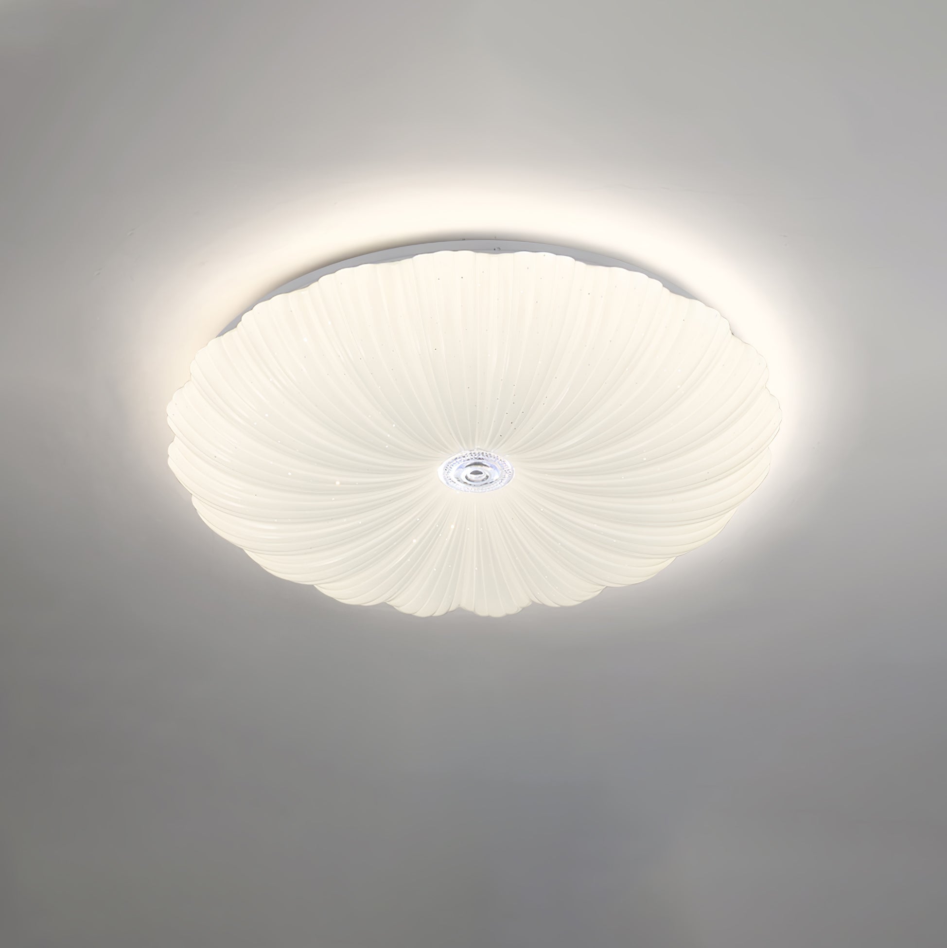 Modern Acrylic Round Ceiling Lamp Flush Mount LED Overhead Fixture for Living Room