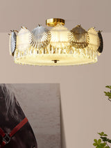 luxury-shell-shaped-crystal-flush-mount-ceiling-light-fixture-with-gold-finish