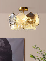 luxury-shell-shaped-crystal-flush-mount-ceiling-light-fixture-with-gold-finish