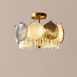 luxury-shell-shaped-crystal-flush-mount-ceiling-light-fixture-with-gold-finish