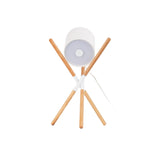 Modern Shift Solid Wood Table Lamp Minimalist Accent Lighting for Bedroom and Office