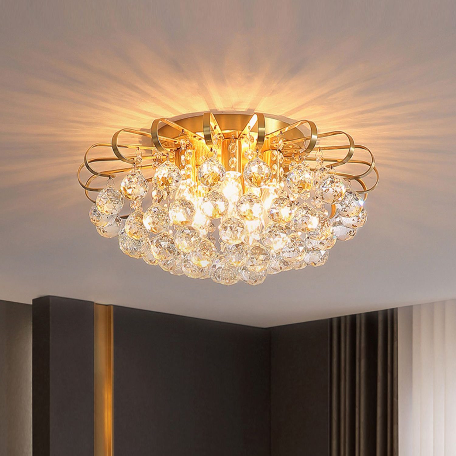 modern-brass-crystal-ball-flush-mount-ceiling-light-for-living-room-and-dining-area