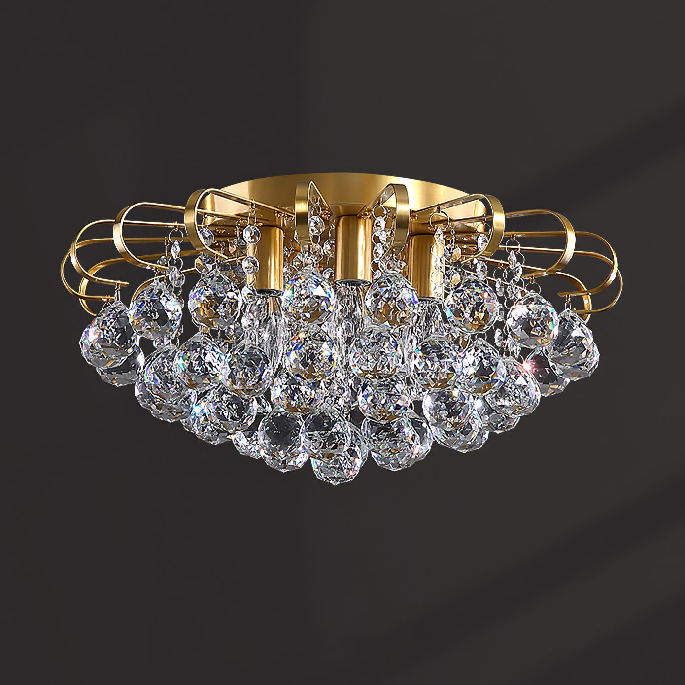 modern-brass-crystal-ball-flush-mount-ceiling-light-for-living-room-and-dining-area