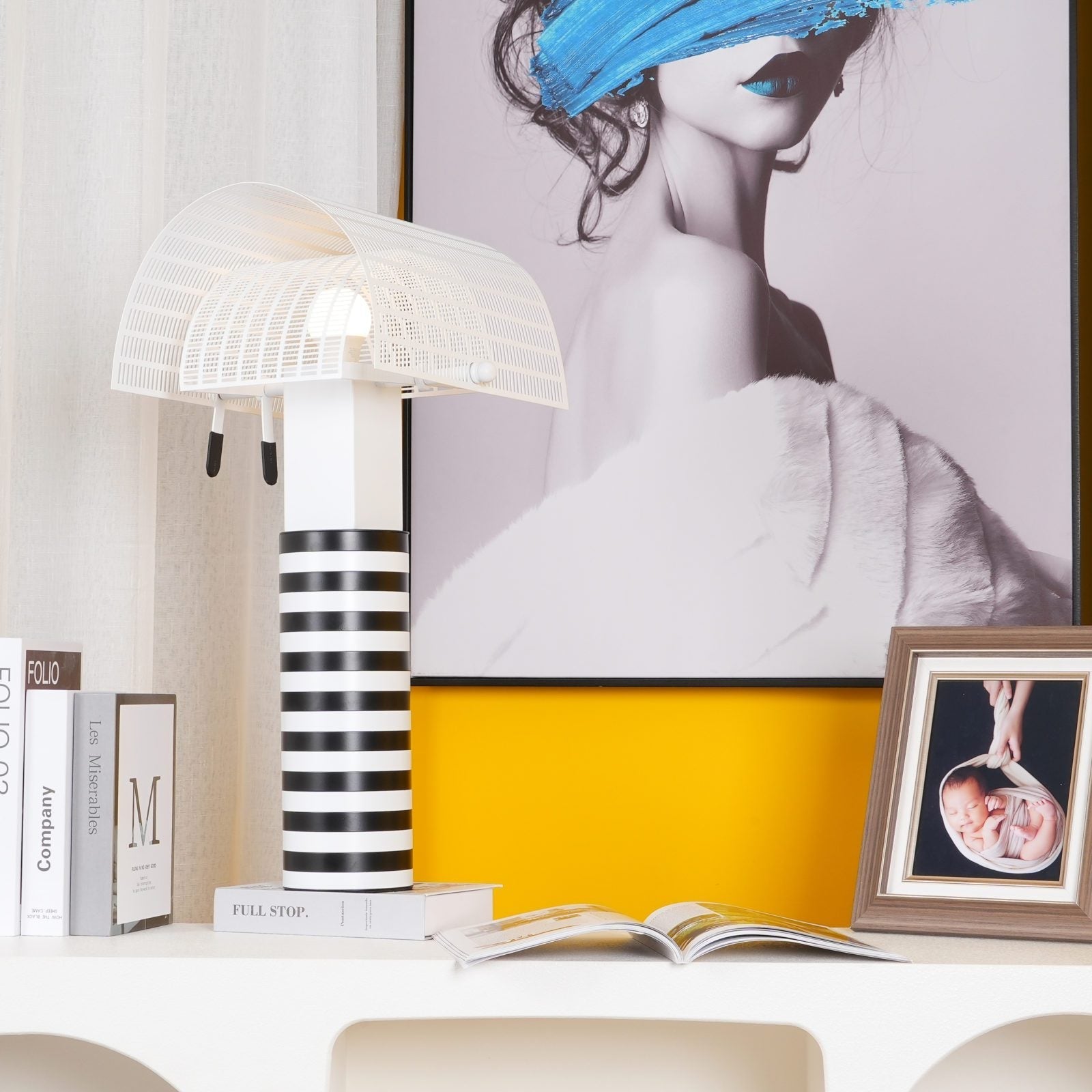 modern-geometric-shogun-table-lamp-with-adjustable-black-and-white-striped-metal-shades