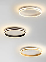 Modern Round Acrylic Ring LED Ceiling Light Fixture for Home and Office