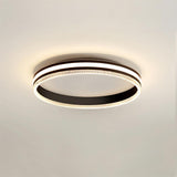 Modern Round Acrylic Ring LED Ceiling Light Fixture for Home and Office