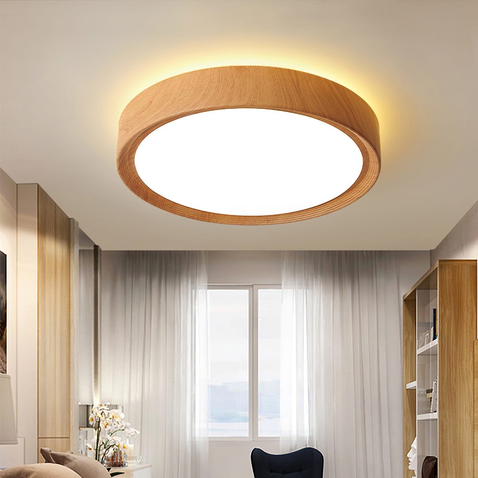 minimalist-round-wood-grain-led-ceiling-light-modern-flush-mount-fixture