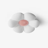 Blooming Six Petal Flower LED Flush Mount Ceiling Lamp for Nursery and Kids Rooms