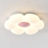 Blooming Six Petal Flower LED Flush Mount Ceiling Lamp for Nursery and Kids Rooms