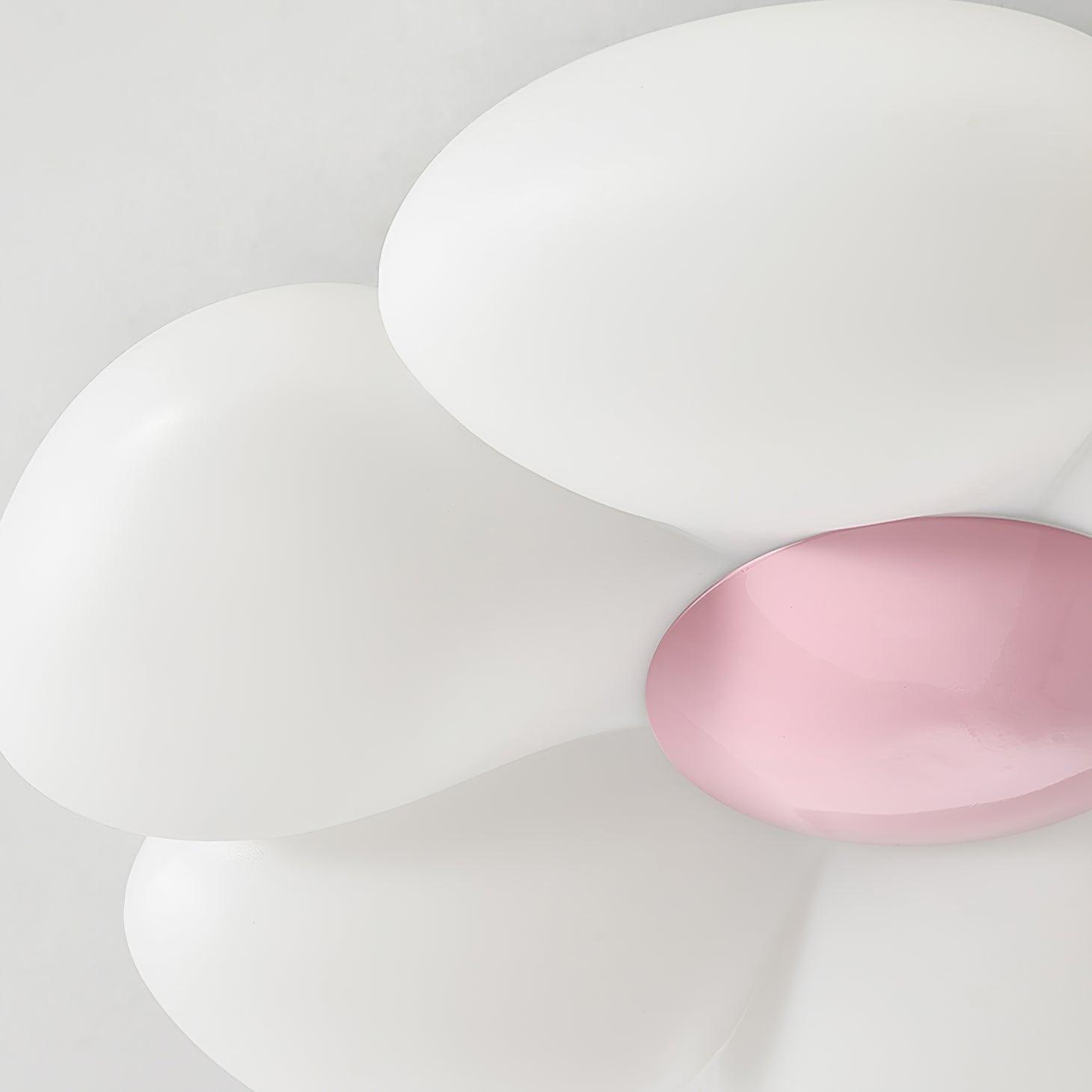 Blooming Six Petal Flower LED Flush Mount Ceiling Lamp for Nursery and Kids Rooms
