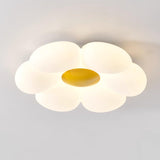 Blooming Six Petal Flower LED Flush Mount Ceiling Lamp for Nursery and Kids Rooms