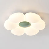 Blooming Six Petal Flower LED Flush Mount Ceiling Lamp for Nursery and Kids Rooms