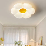 Blooming Six Petal Flower LED Flush Mount Ceiling Lamp for Nursery and Kids Rooms