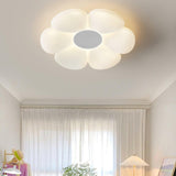 Blooming Six Petal Flower LED Flush Mount Ceiling Lamp for Nursery and Kids Rooms