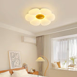 Blooming Six Petal Flower LED Flush Mount Ceiling Lamp for Nursery and Kids Rooms